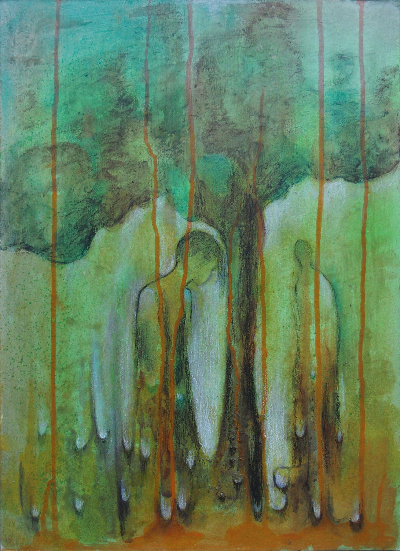 Abschied, 2019, gerahmt 44 x 32