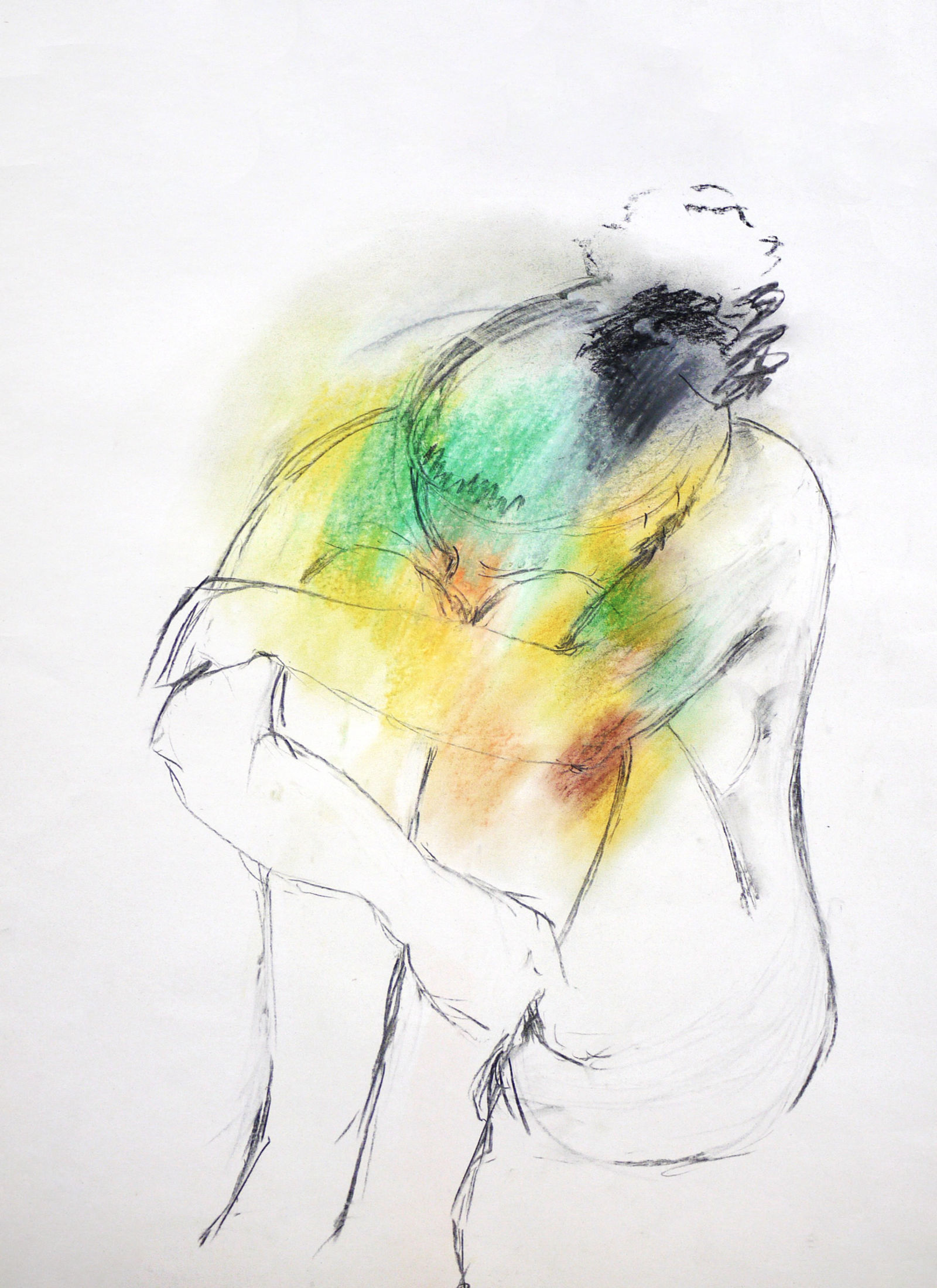 Akt 1, 2014, 50 x 36 cm