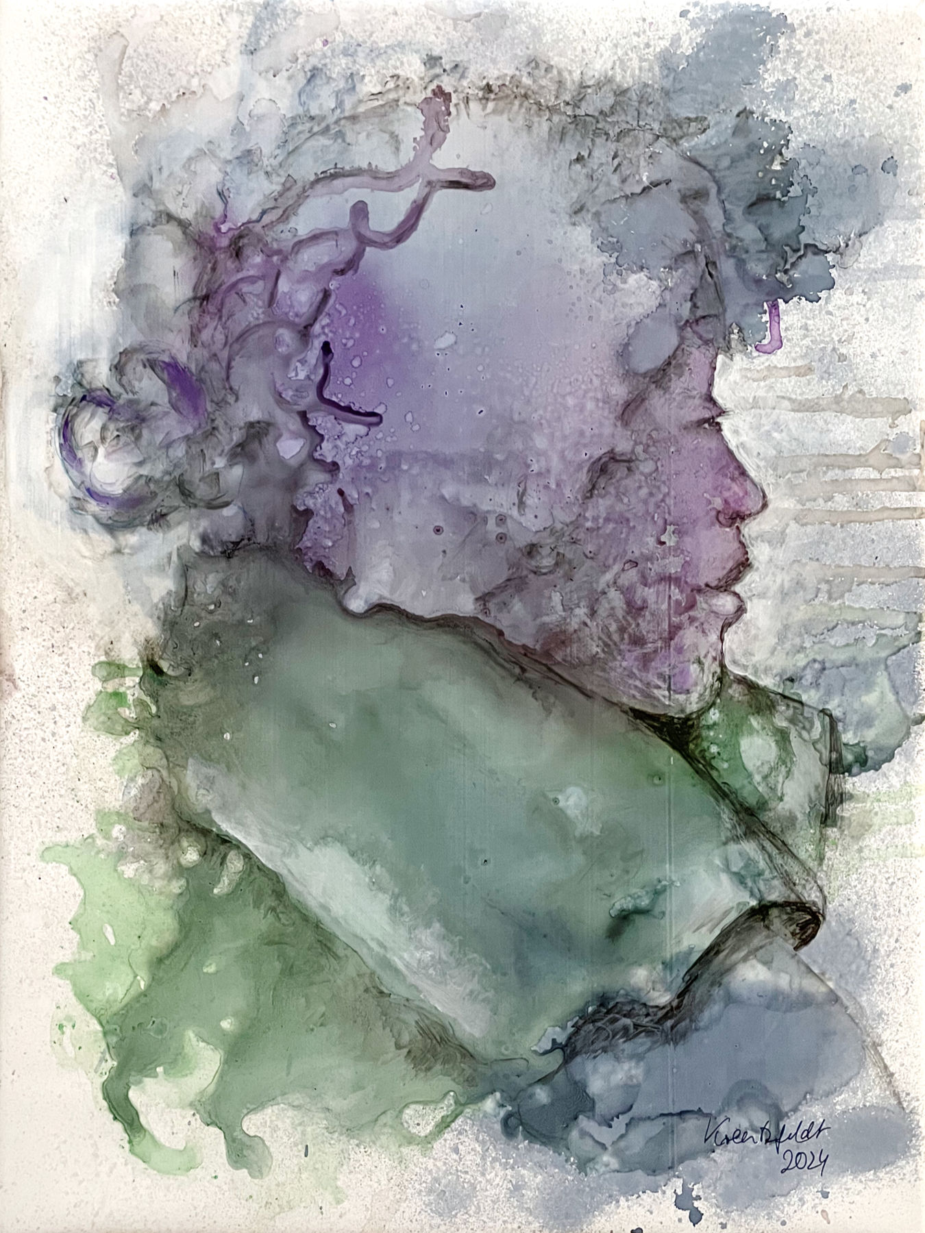 Fremd, 2024, 40 x 30 cm