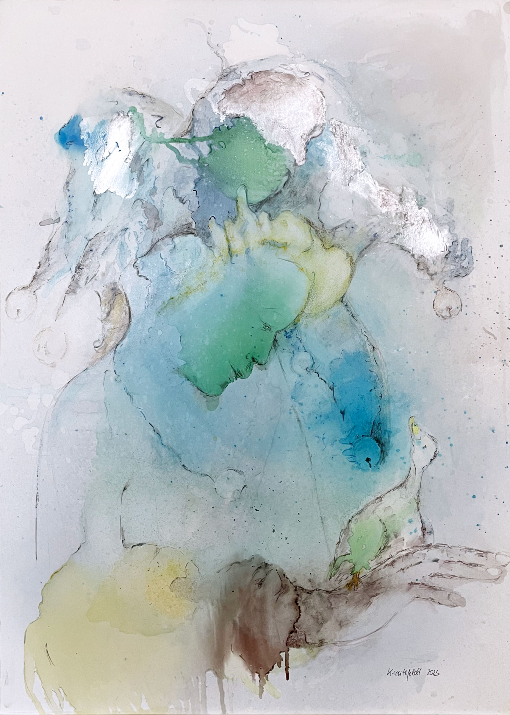 Till Eulenspiegel mal anders, 2023, 70 x 50 cm