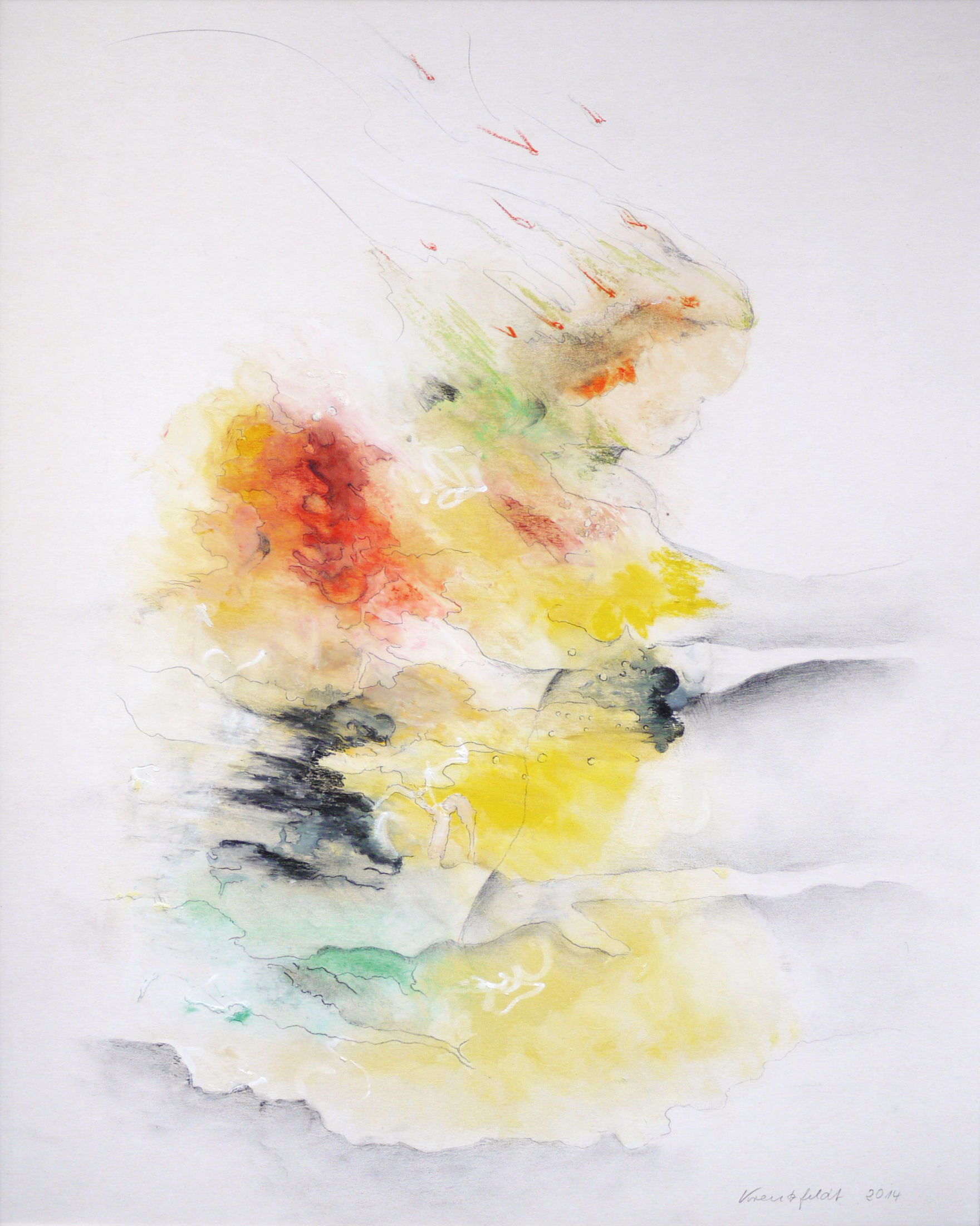 Windsbraut, 2014, 55 x 40 cm